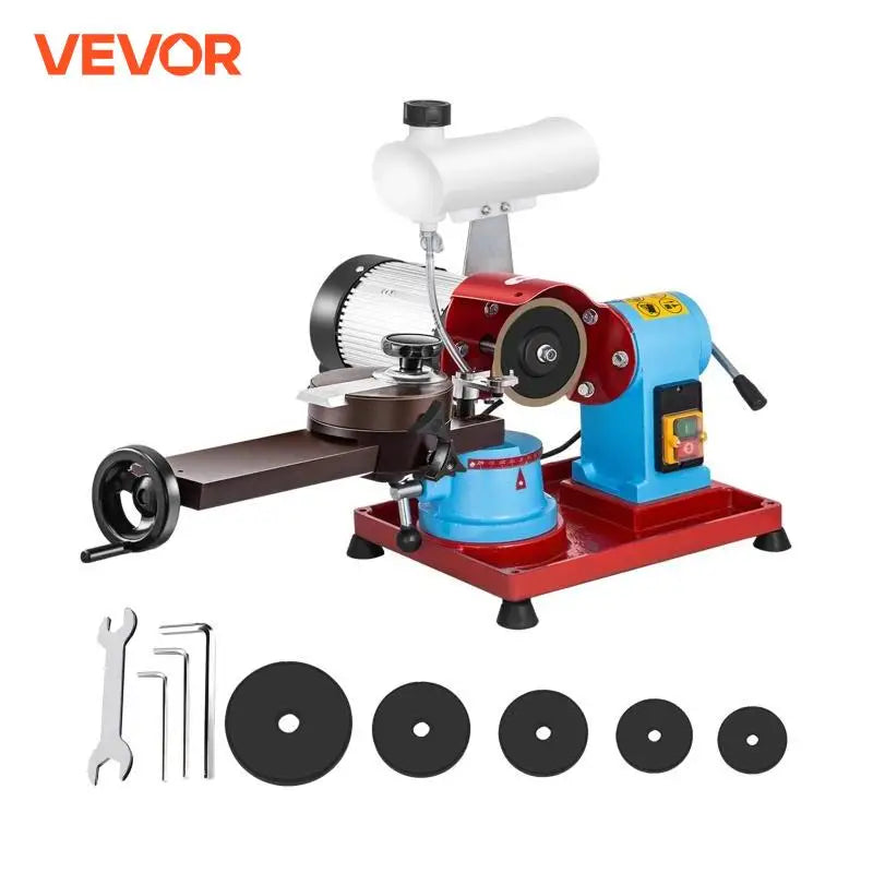 VEVOR 370W Blade Sharpener Rotary Angle Water Injection Grinder TCT Saw Blades Polishing Machine Carbide Tips Sharpening Tool