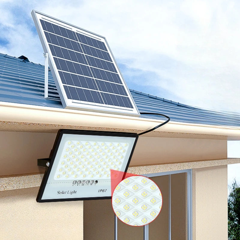 New Solar Lights Outdoor Home Garden Lamp LED Waterproof Street Lights Solar Flood Light Sensor Lights