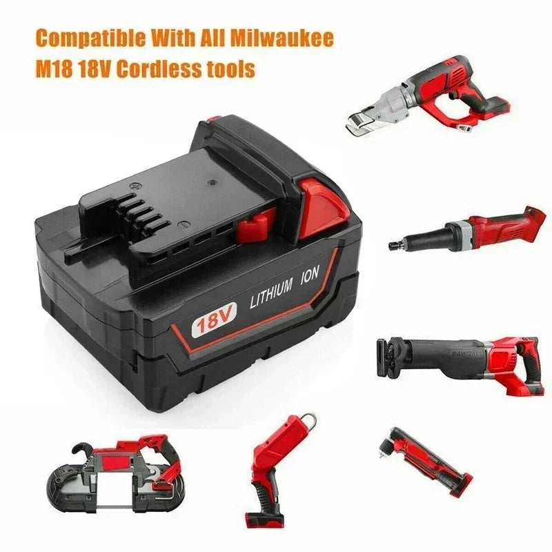 Original 18V 9.0Ah Replacement Lithium Ion Battery For Milwaukee M18 Power Tool Batteries 48-11-1815 48-11-1850 48-11-1860 Z50