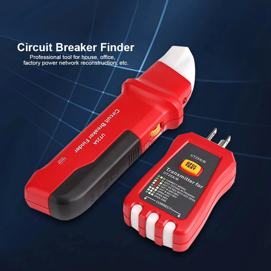 Uni T Professional Circuit Breaker Finder Sensitivity Adjustable Socket Tester Diagnostic Tool