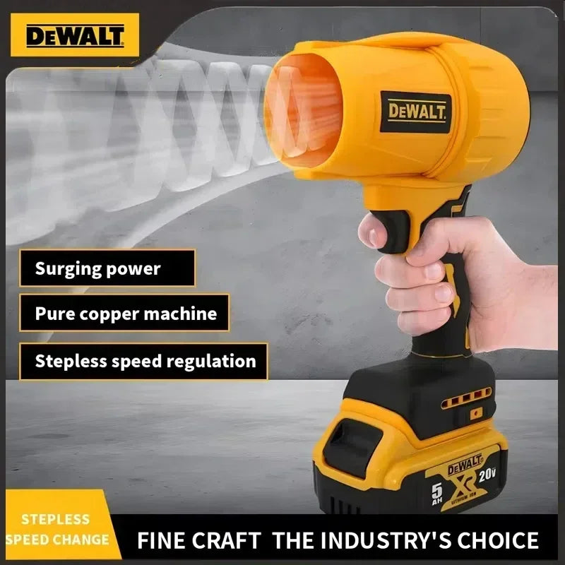 Dewalt 30000RPM Brushless  Air Blower Cordless Turbo Fan Handheld Violent Fan Dryer 20V Rechargeable Dust Blowing Tool