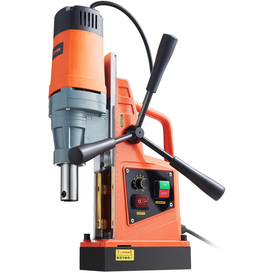 VEVOR 1300W 1400W 2" Electric Drilling Machine Magnetic Drill Press Boring Diameter Power Drill 810 PRM 1-second Release Drill