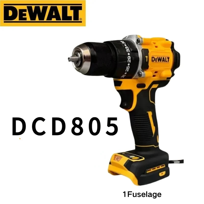 DEWALT DCD805 20V Brushless Cordless Impact Drill 1/2 Rechargeable Variable Speed Rechargeable Tools DEWALT DCD805 Drill